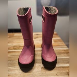 Pink Bogs Insulated Rainboots Little Kids